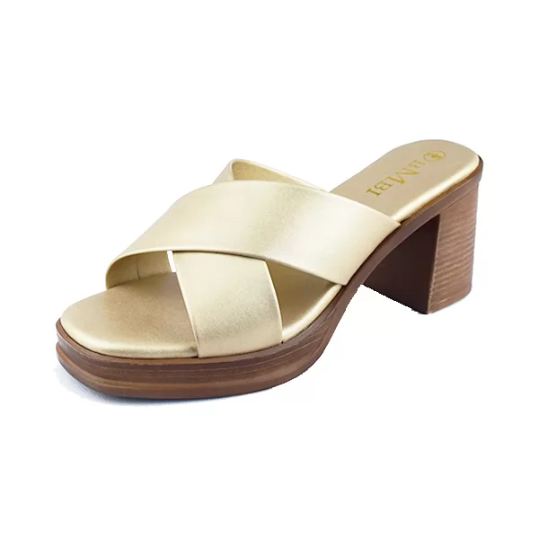 Sandales pour femme 600 doree..........   sandale médicale femme confortable Maroc
